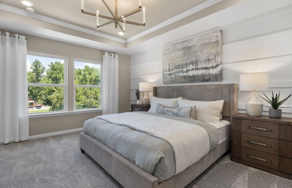 Furnished interior view inside a new home in McConnell Ridge, McLeansville (Image 10).