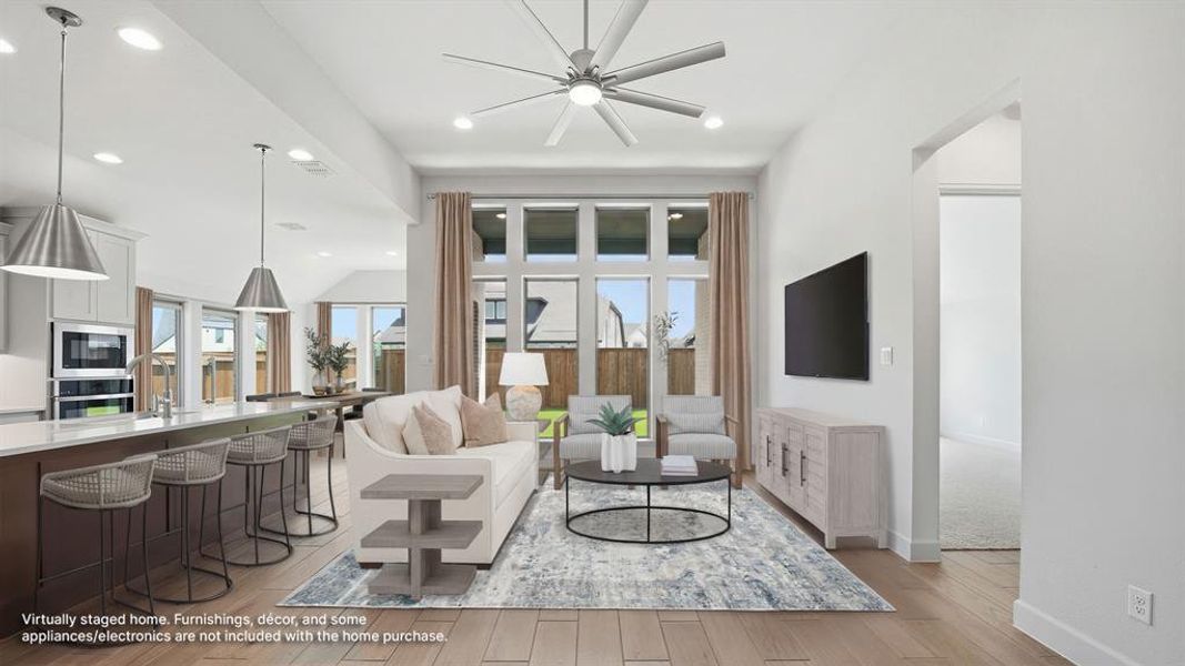 Furnished interior view inside a new home in Cambridge Crossing, Celina (Image 10).