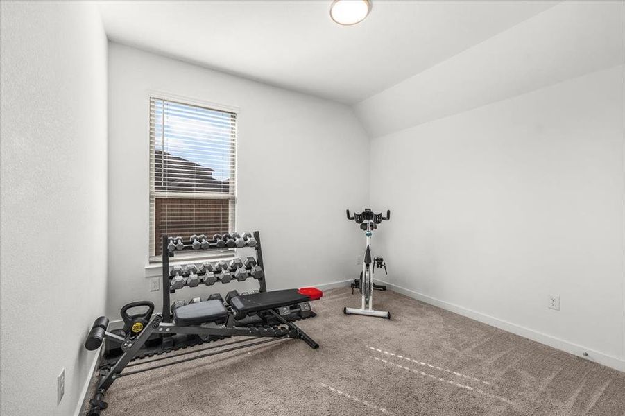 Furnished interior view inside a new home in , Fort Worth (Image 8).