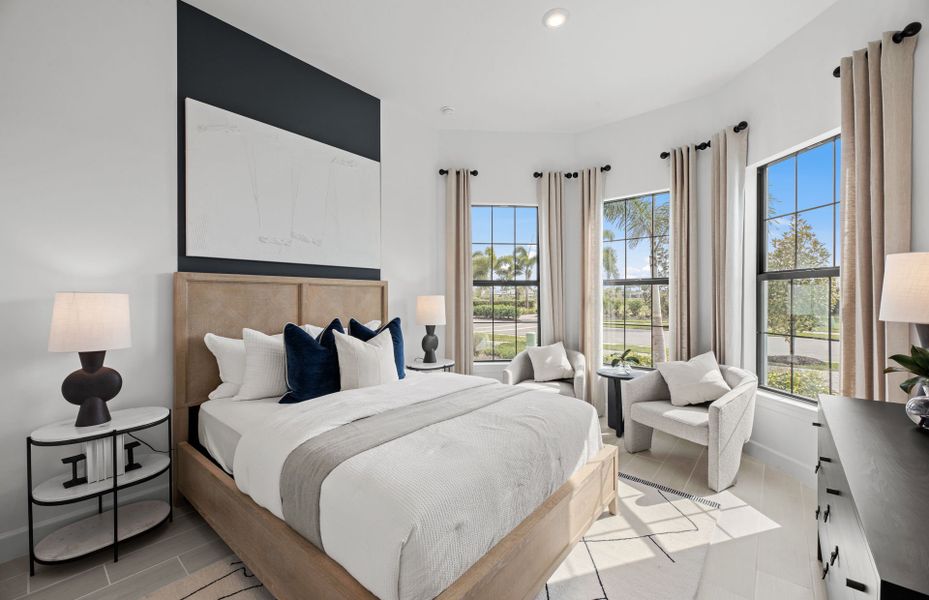 Secondary bedroom located in the front of the home