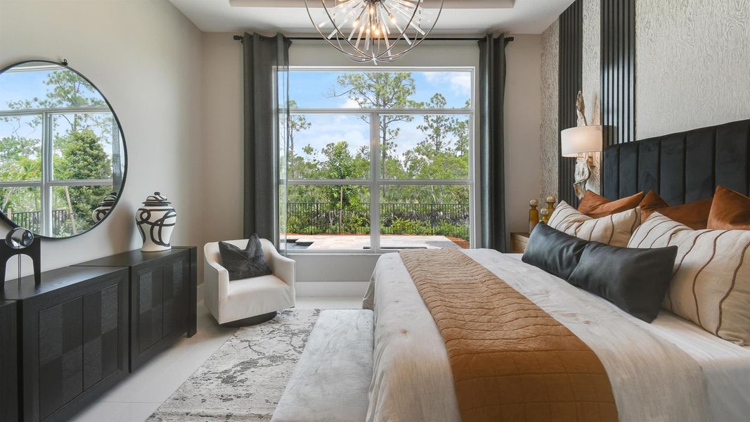 Furnished interior view inside a new home in Mosaic, Port St. Lucie (Image 30).