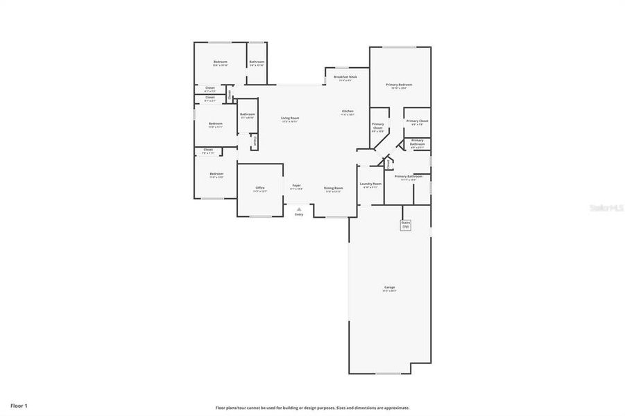 2D floor plan layout of this home in , Palm Coast, FL (Image 3).
