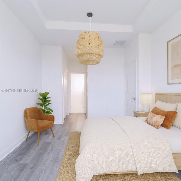 Furnished interior view inside a new home in , Miami (Image 4). Furnished interior view inside a new home in , Miami (Image 4).