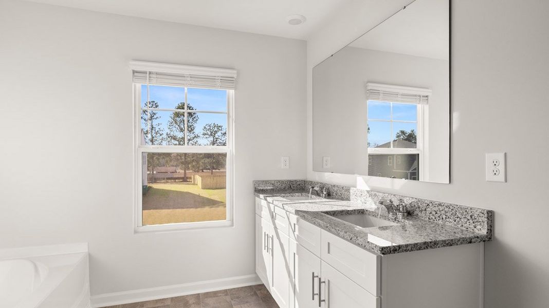Furnished interior view inside a new home in Southwind Village, Evans (Image 10).