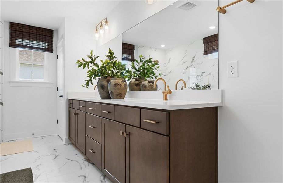 Furnished interior view inside a new home in Bleckley Station, Ball Ground (Image 10).
