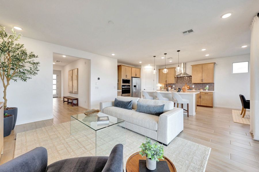 Representative furnished interior of a home built from the Ash by Mattamy Homes in Las Ventanas, Goodyear (Image 4). Representative furnished interior of a home built from the Ash by Mattamy Homes in Las Ventanas, Goodyear (Image 4).