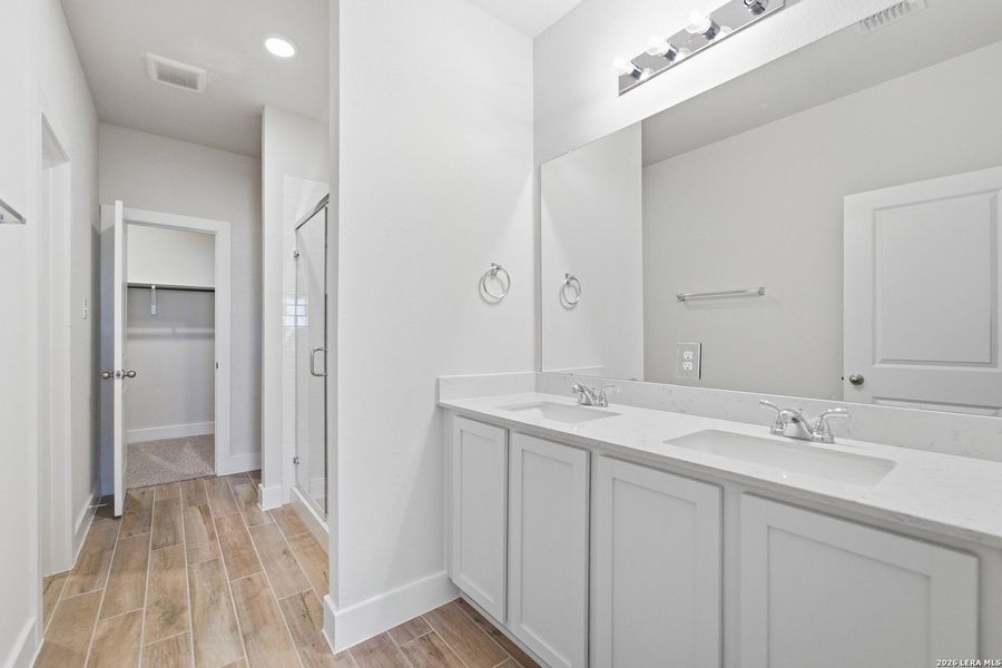 Furnished interior view inside a new home in Morgan Meadows, San Antonio (Image 11).