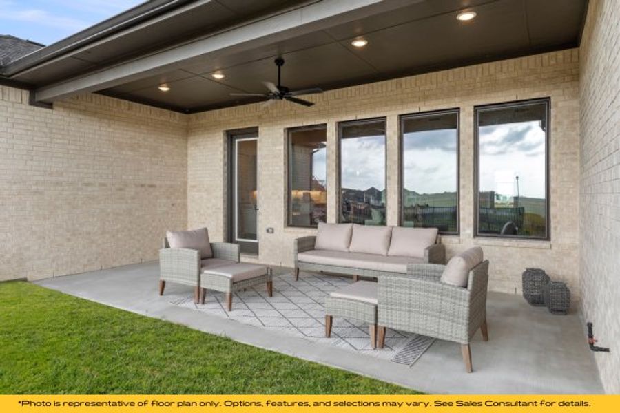Representative exterior details of a home built from the Bali by Stonefield Homes in Heath Golf and Yacht Club, Rockwall (Image 3).