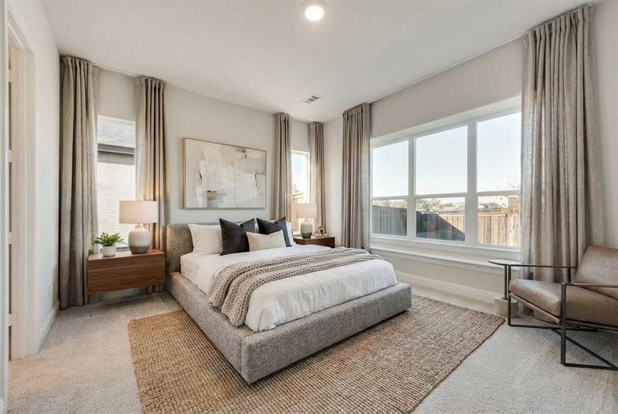 Furnished interior view inside a new home in Justin Crossing, Justin (Image 5).