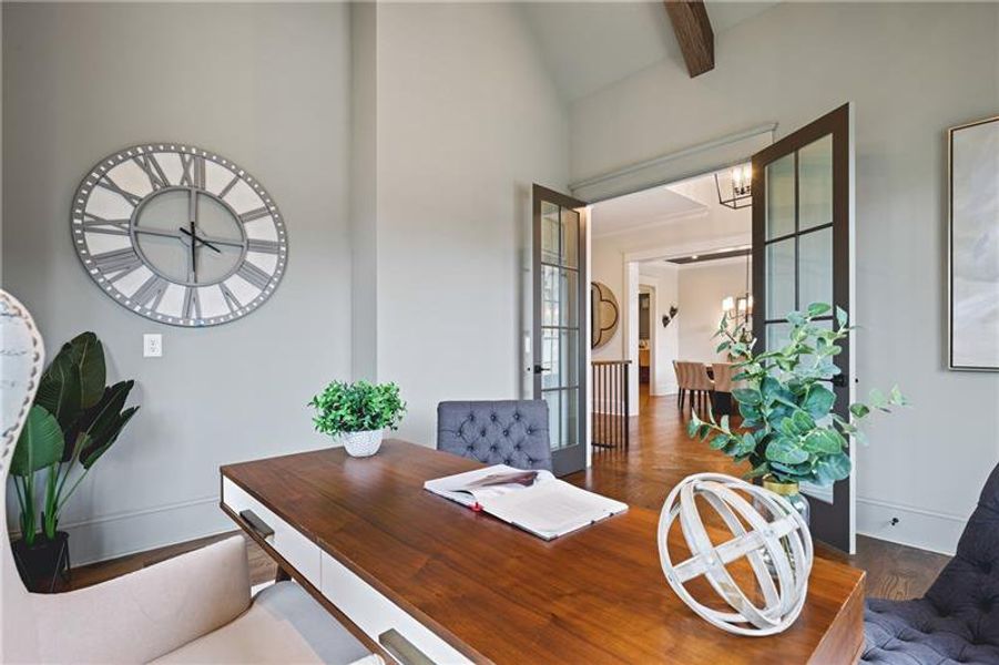 Furnished interior view inside a new home in The Reserve At Governors Towne Club, Acworth (Image 30).