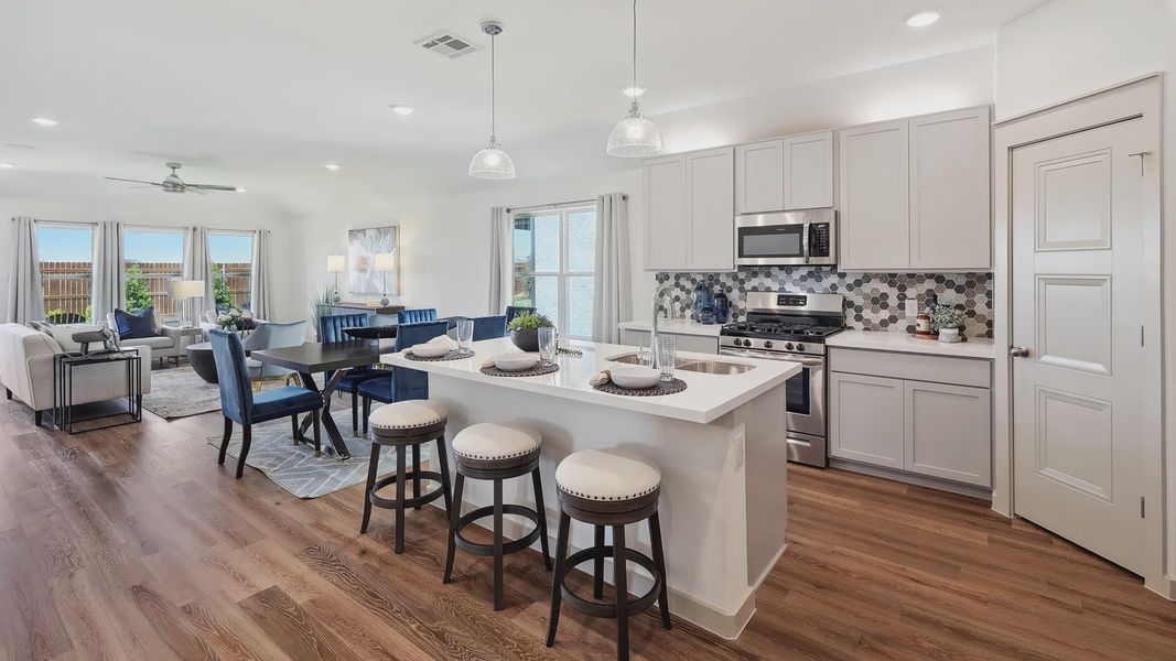 Furnished interior view inside a new home in Walden Pond, Forney (Image 5).