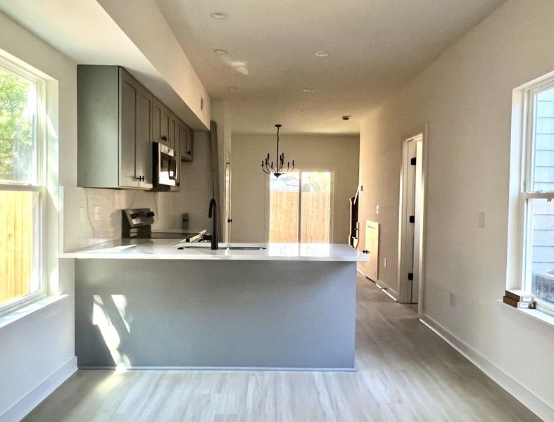 Furnished interior view inside a new home in , Charleston (Image 8). Furnished interior view inside a new home in , Charleston (Image 8).