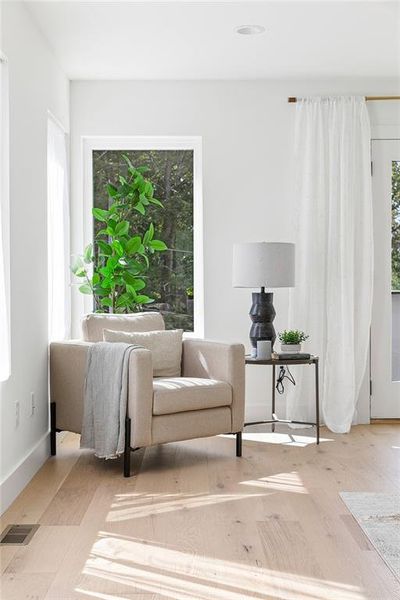 Furnished interior view inside a new home in , Atlanta (Image 14).