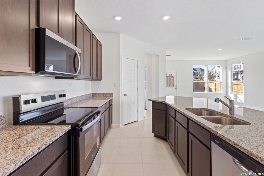 Furnished interior view inside a new home in Knox Ridge, Converse (Image 11). Furnished interior view inside a new home in Knox Ridge, Converse (Image 11).