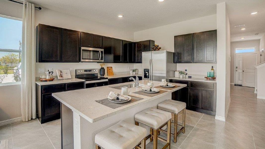 Furnished interior view inside a new home in Woodcreek, Wesley Chapel (Image 13).