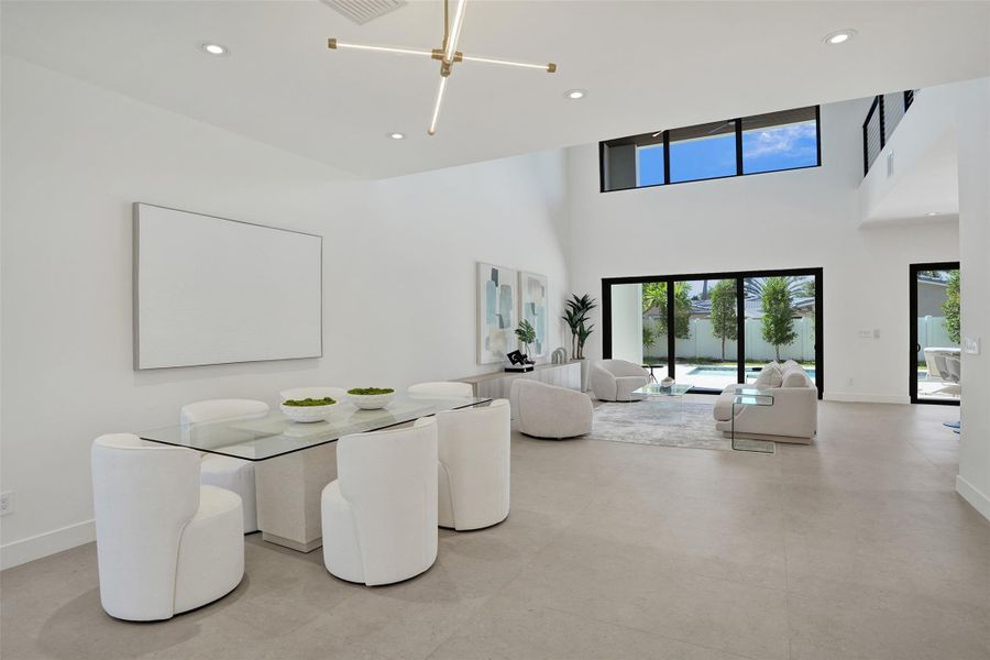 Furnished interior view inside a new home in , Lighthouse Point (Image 46).