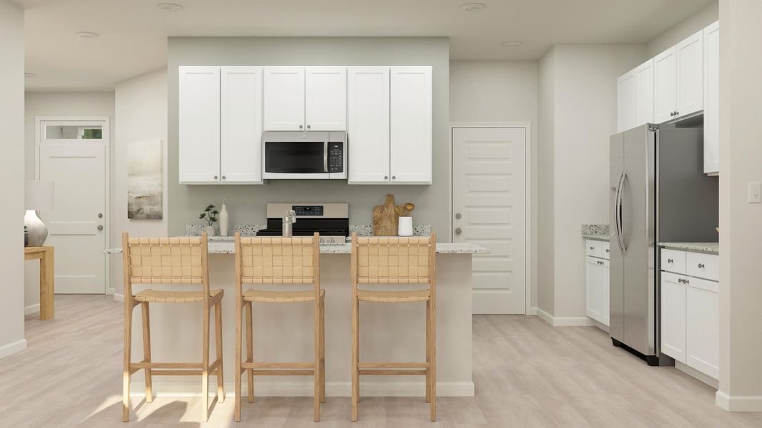 Furnished interior view inside a new home in Dawson Pointe, Summerville (Image 13). Furnished interior view inside a new home in Dawson Pointe, Summerville (Image 13).