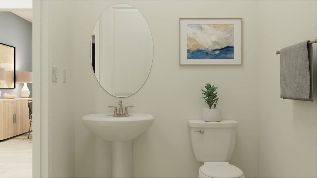 Daybreak powder room Daybreak powder room