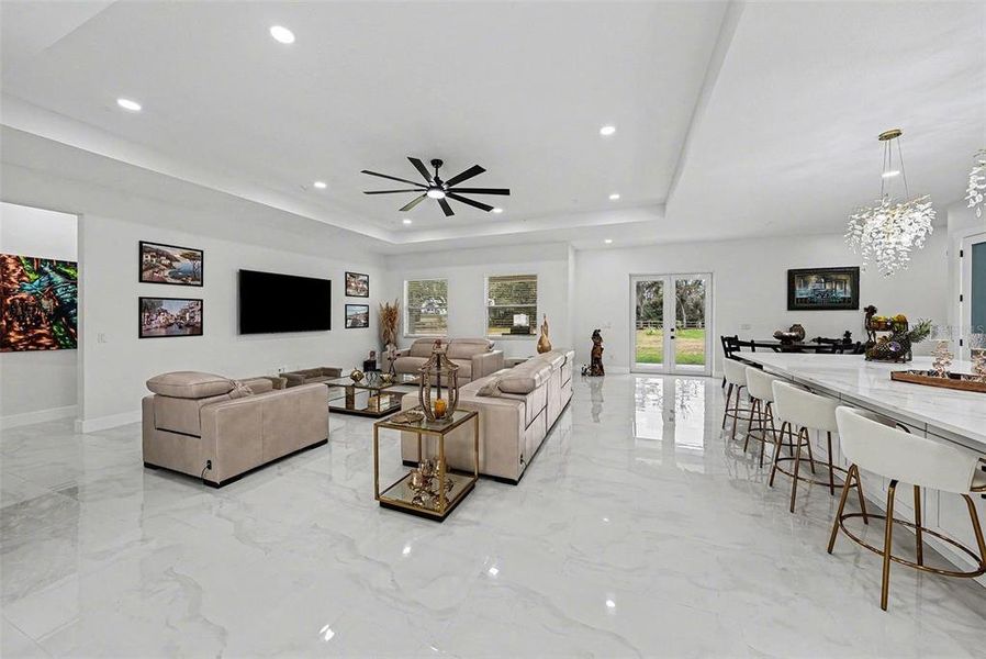 Furnished interior view inside a new home in , Dover (Image 8).