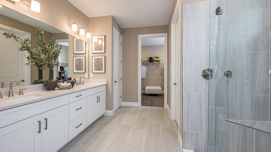 Representative furnished interior of a home built from the Lazio II by Taylor Morrison in Center Lake Ranch Community Group Page, St. Cloud (Image 14).