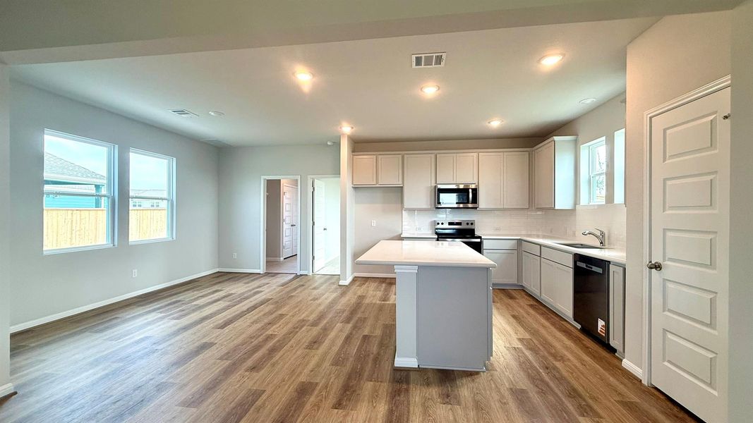 From Family Room to Open Concept Kitchen