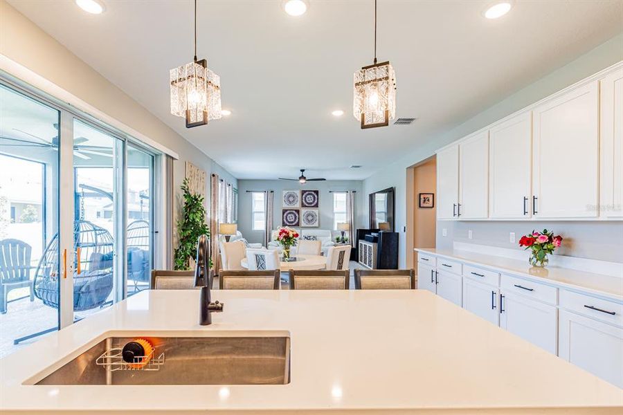 Furnished interior view inside a new home in Seasons at Lakeside Forest, Tavares (Image 48).
