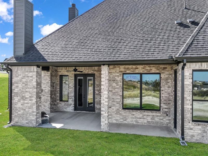 Exterior details and patio area of a home in , Weatherford (Image 30).