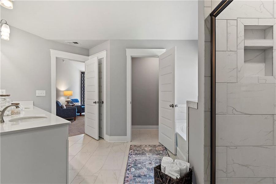 Furnished interior view inside a new home in Copperfield, Locust Grove (Image 10).