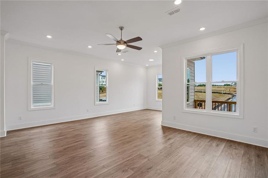 Spacious, unfurnished interior of a new home in Waterhaven, Cumming (Image 29).