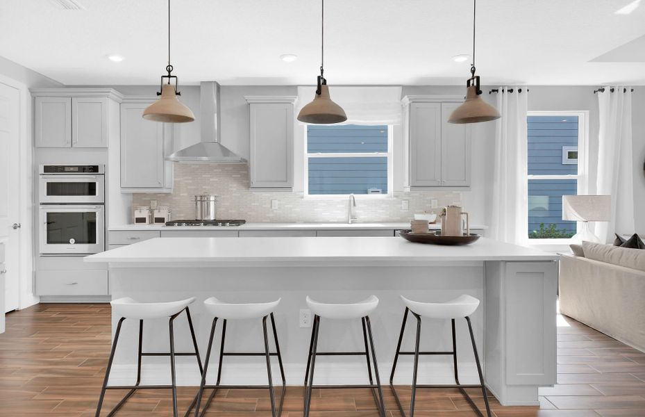 Furnished interior view inside a new home in Crescent Cove, Myrtle Beach (Image 8). Furnished interior view inside a new home in Crescent Cove, Myrtle Beach (Image 8).