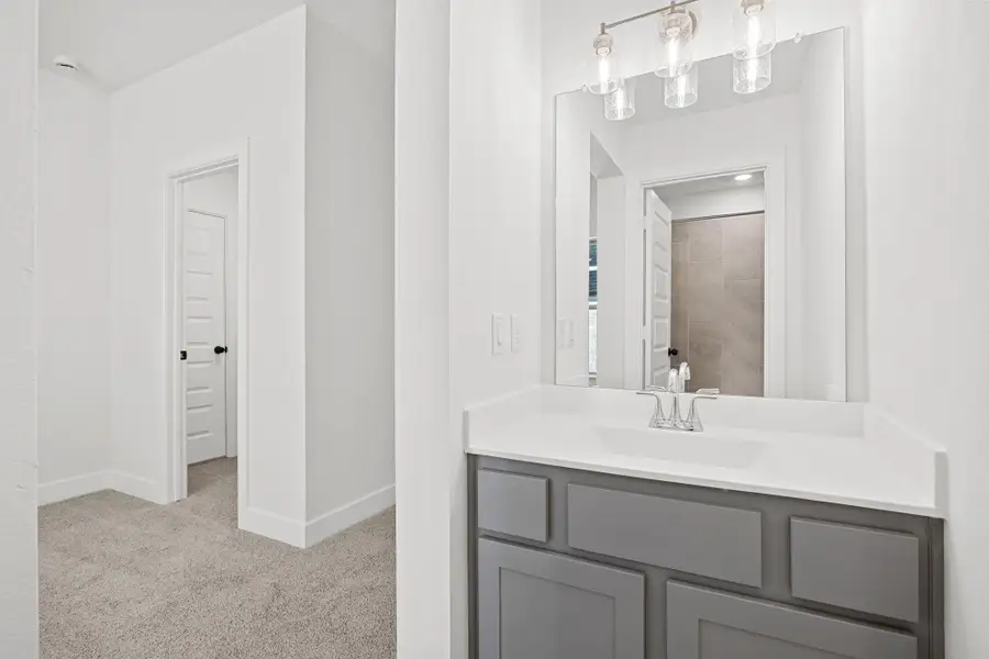 Furnished interior view inside a new home in Flora - 60', Hutto (Image 8). Furnished interior view inside a new home in Flora - 60', Hutto (Image 8).