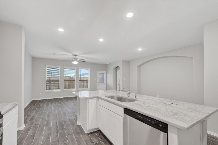 Furnished interior view inside a new home in Rollingbrook Estates, Baytown (Image 8).