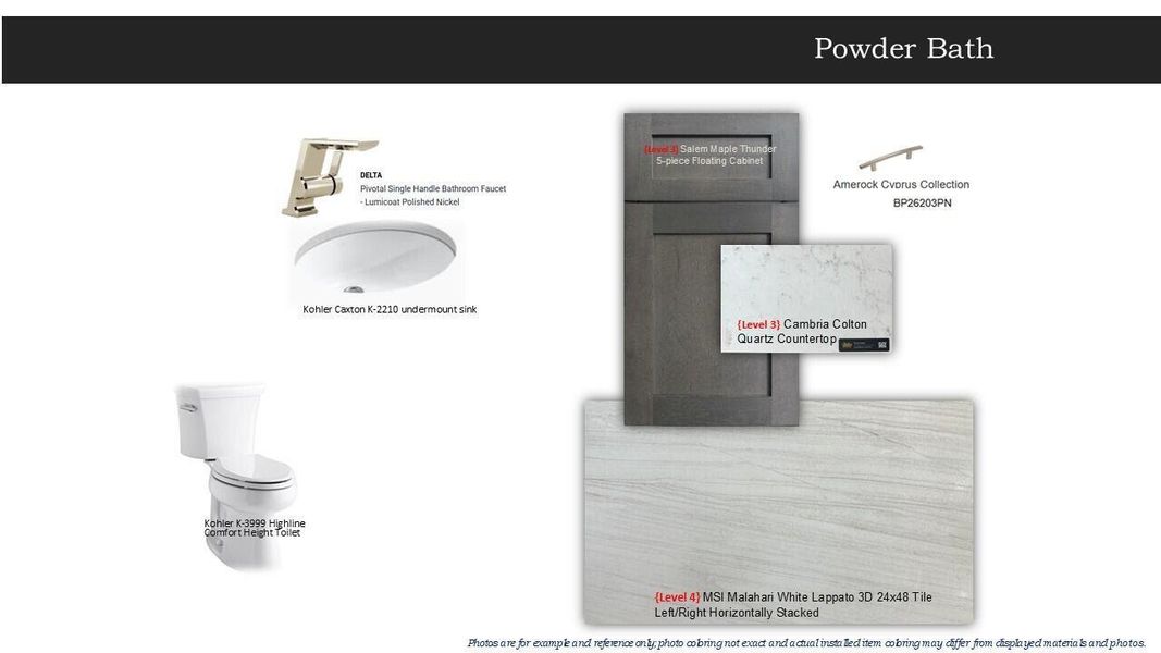 Sample of building materials used in homes in Coral Isles at Avenir, Palm Beach Gardens (Image 11).