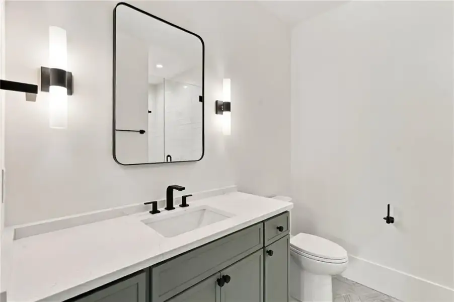 Furnished interior view inside a new home in , Atlanta (Image 52).