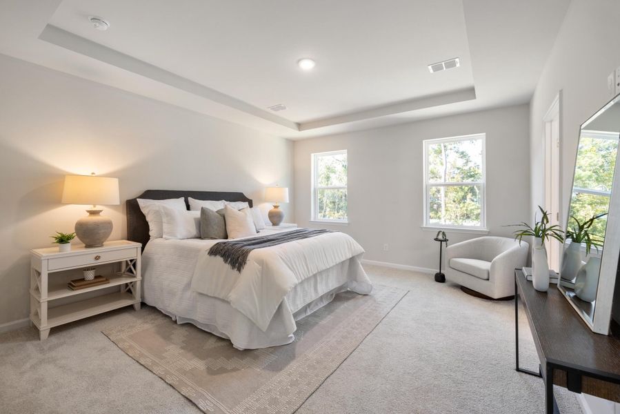 Furnished interior view inside a new home in The Oaks, Goose Creek (Image 8).