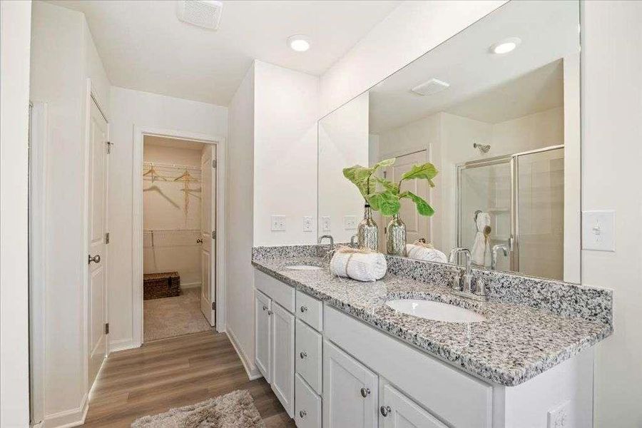 Furnished interior view inside a new home in , Conyers (Image 11).