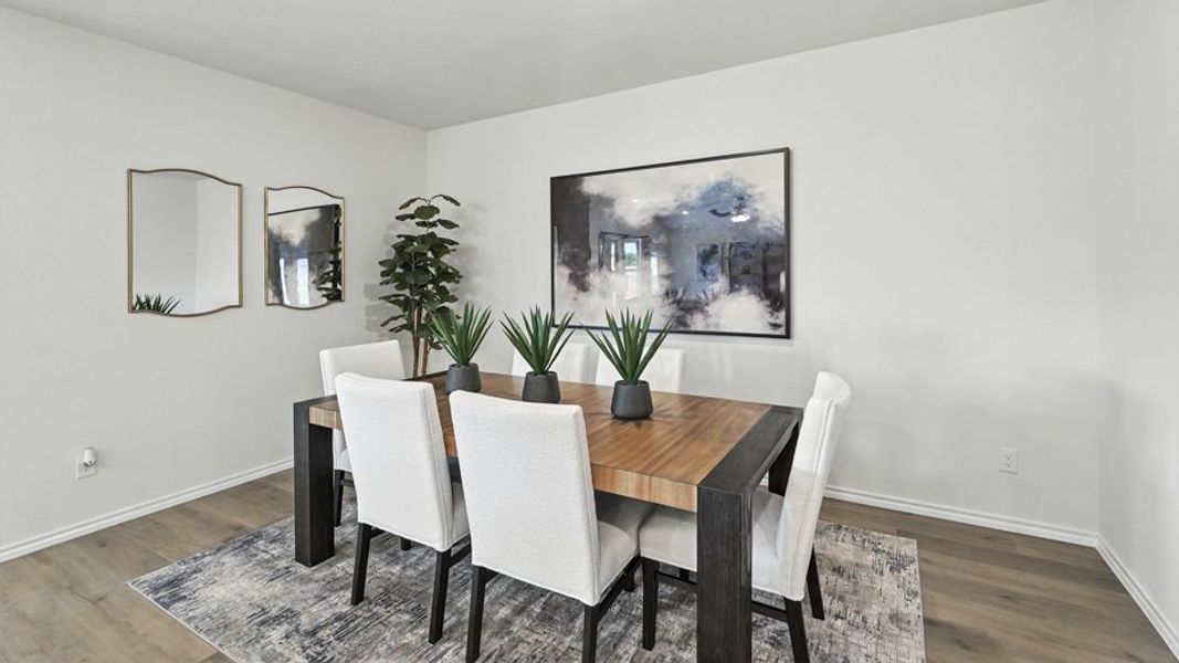 Furnished interior view inside a new home in Waverly Estates, Josephine (Image 8).