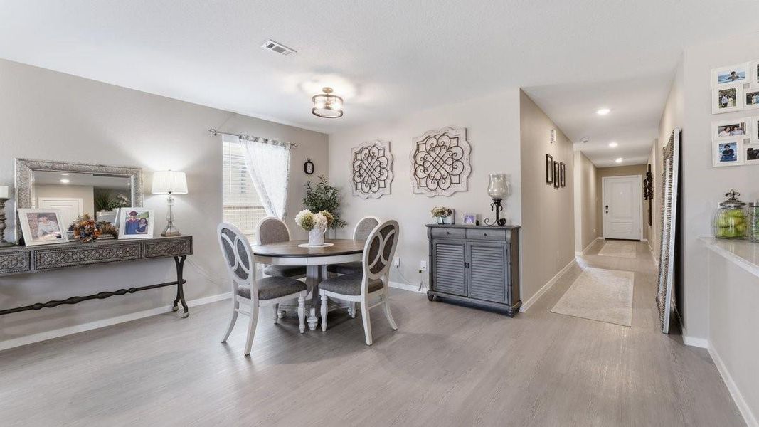 Furnished interior view inside a new home in Trails at Cochran Ranch, Waller (Image 6).