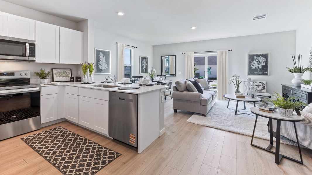 Furnished interior view inside a new home in Asher Park, Lehigh Acres (Image 6).