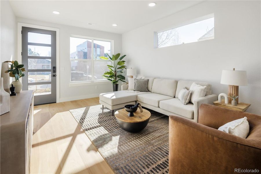 Furnished interior view inside a new home in , Denver (Image 15).