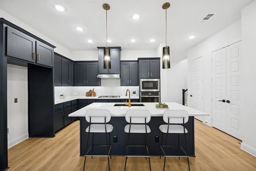 Furnished interior view inside a new home in Mantua Point Gardens, Van Alstyne (Image 7).