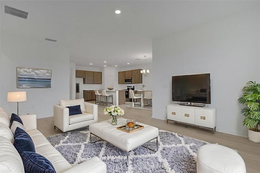 Furnished interior view inside a new home in Annabelle Estates, Winter Haven (Image 10).