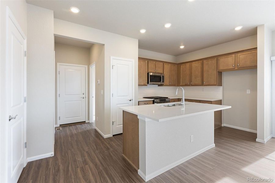 Furnished interior view inside a new home in , Aurora (Image 8).