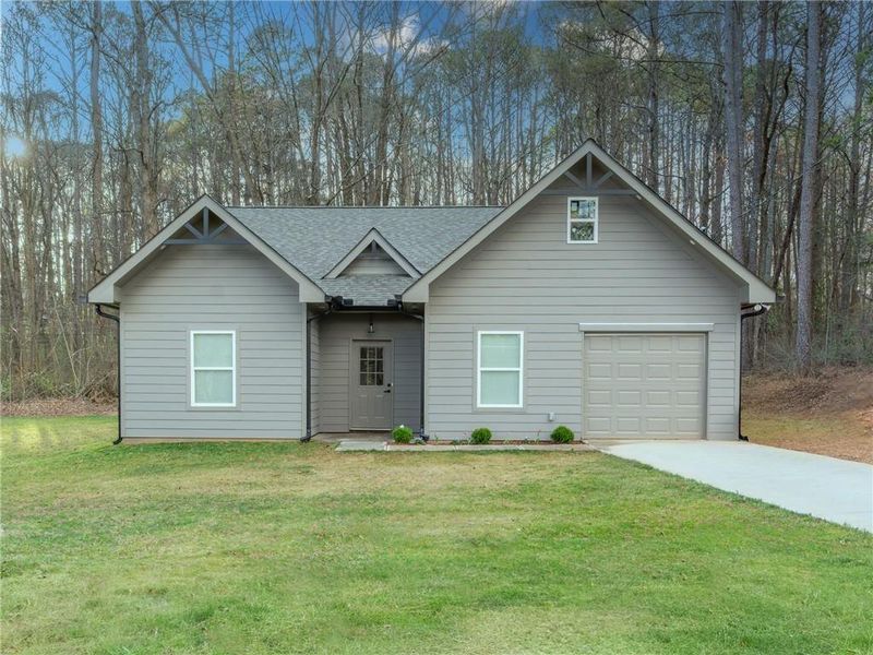 Front exterior of a new home in , Cartersville, GA, highlighting curb appeal (Image 26).