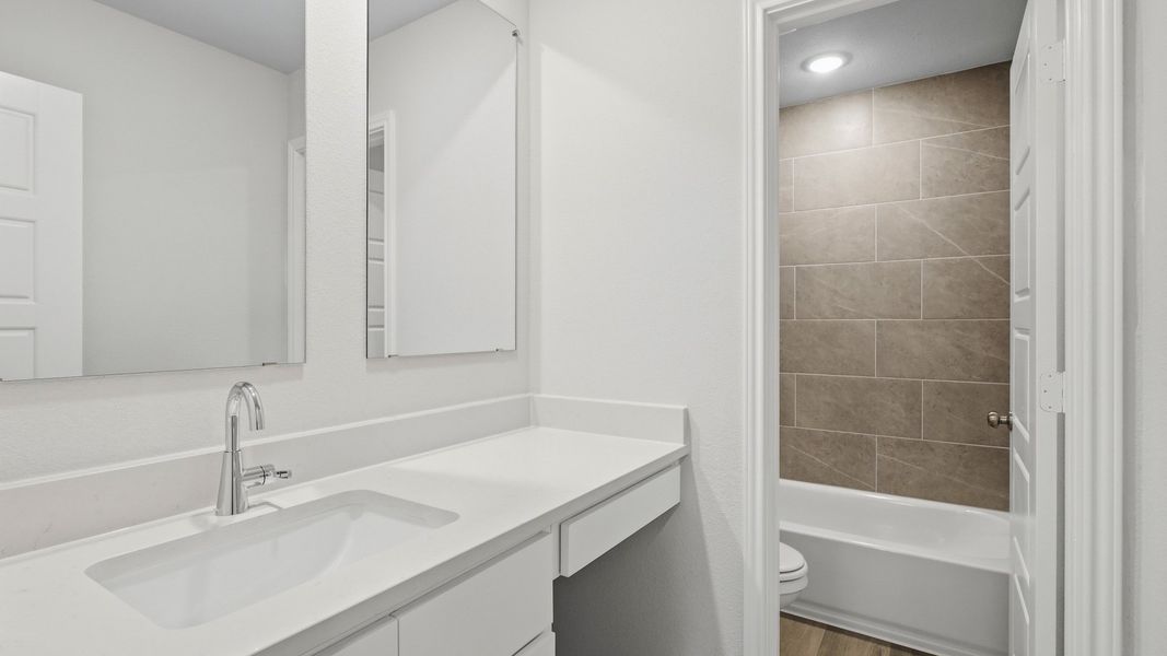 Secondary bathroom