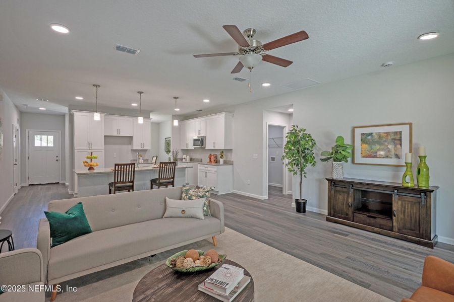Furnished interior view inside a new home in , Jacksonville (Image 33).