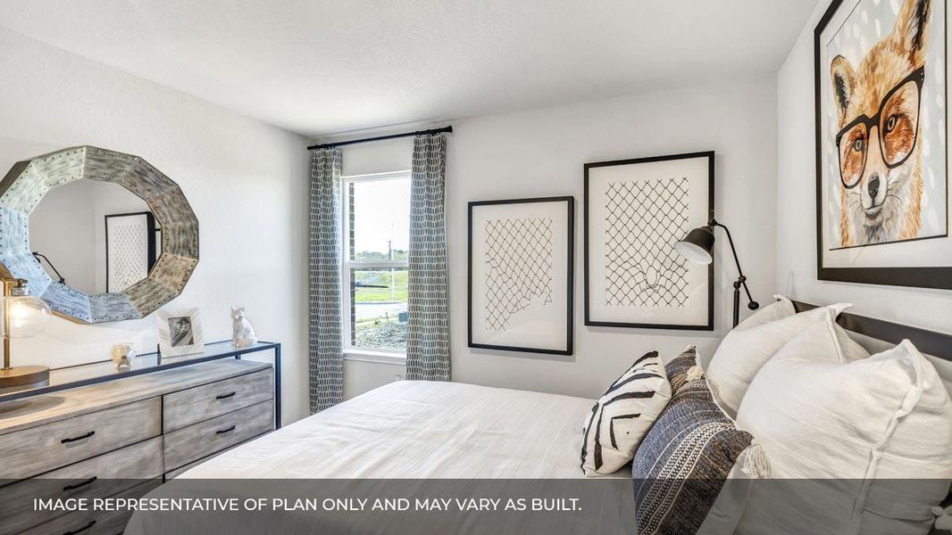 Furnished interior view inside a new home in Prairie Lakes, Buda (Image 8).