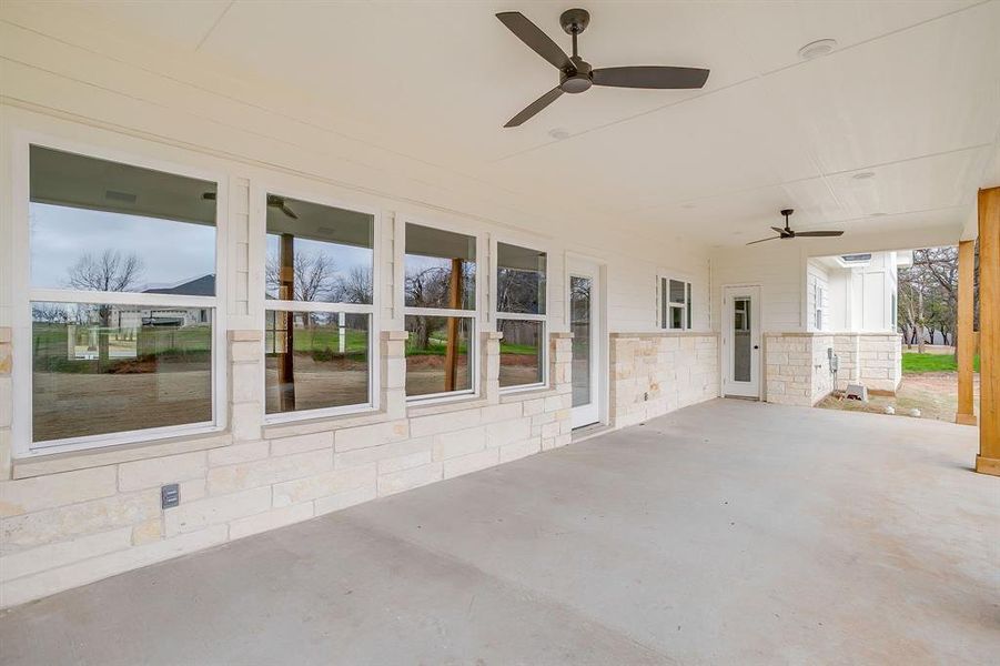 Exterior details and patio area of a home in , Granbury (Image 2). Exterior details and patio area of a home in , Granbury (Image 2).