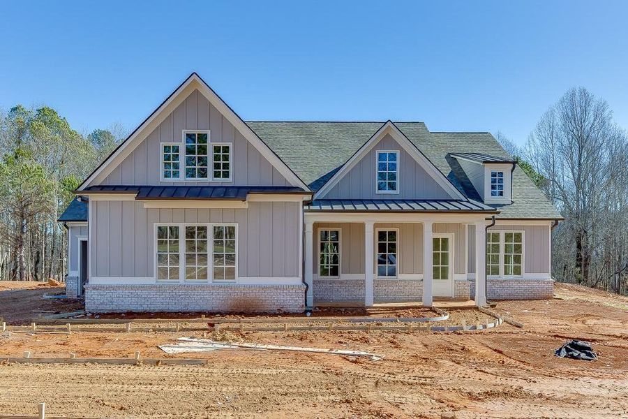 In-progress construction of a new home in , Cumming, GA (Image 29).