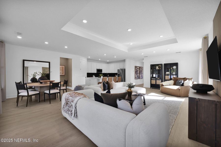 Furnished interior view inside a new home in Westerly Park at Wildlight, Yulee (Image 6).